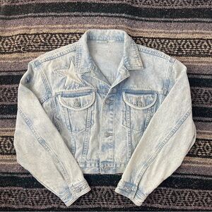 Vintage LA Gear Lightwash Cropped Denim Jacket